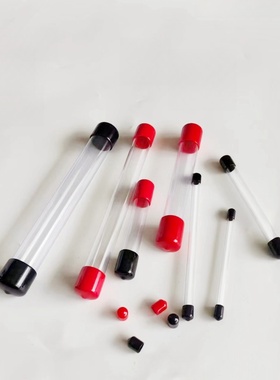 现货透明管PVC硬管塑料管PC管包装管内径4-36mm可定制裁切配堵帽