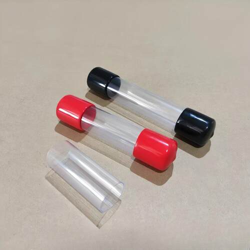 透明带防尘帽PVC材质塑料包装管