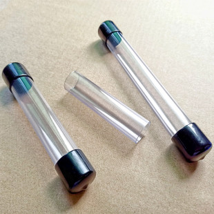 供应带盖子透明管塑料管包装筒PVC硬管防尘防潮管子可裁内径26mm