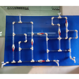 幼儿园墙面区域玩水管道益智儿童智力玩具水管拼接套装 不含背景板