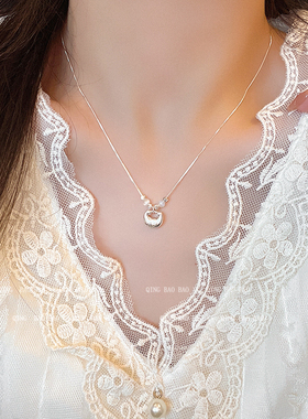 福气满满胖福元宝猫眼石项链女款