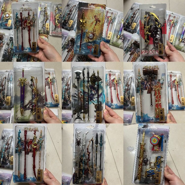 1游戏周边合金武器模型原神套装狼的末路护摩之杖斗罗大陆模型