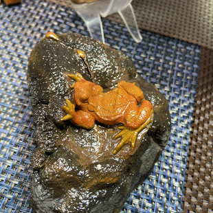 战国红玛瑙茶宠摆件河北宣化创意雕刻一物一图精品收藏