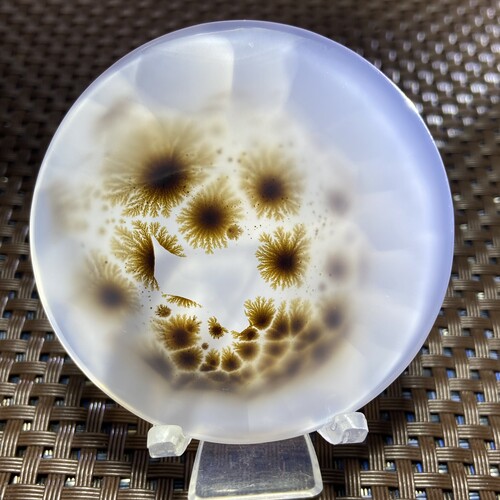 天然玛瑙玉髓草花挂件吊坠草花一物一图精工雕刻高货