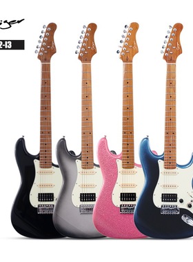 SMIGER斯麦乐器电吉他颜值品质电吉他自带效果器8音色多功能吉它