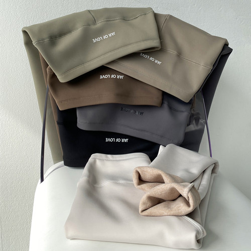 小个子加绒芭比瑜伽鲨鱼皮打底裤