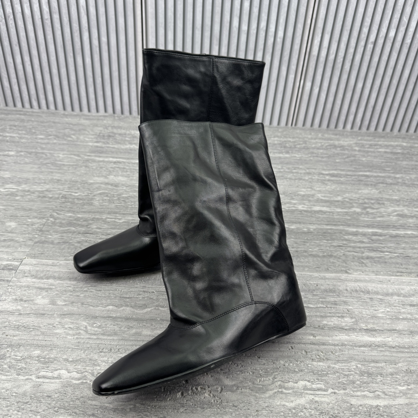 高跟内增高裤管靴时装靴中筒靴