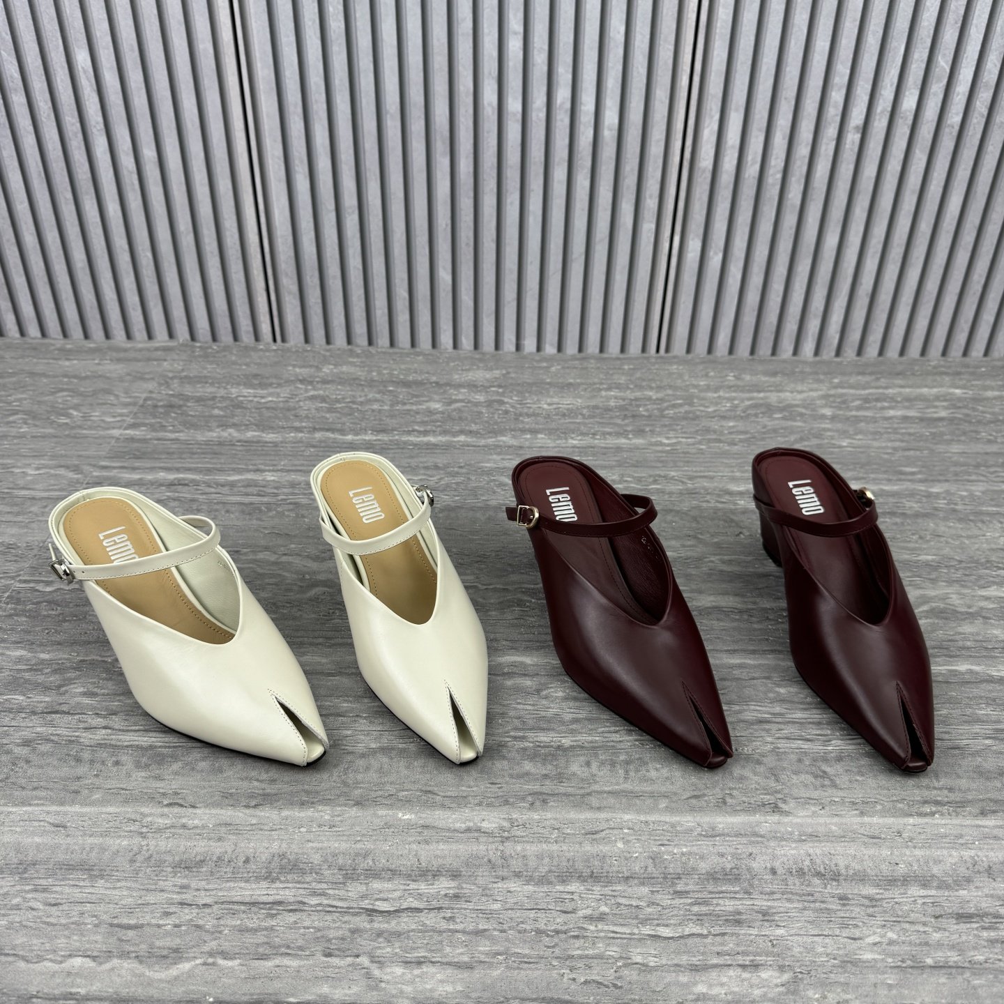 2026春新款欧洲站欧货真皮包头拖鞋女坡跟穆勒鞋百搭一脚蹬半拖鞋,女鞋,包头拖,淘宝优惠券,粉丝福利购,淘宝优惠卷