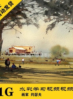 W003 约瑟夫水彩进阶视频教程共31G 部分含有中文字幕 手绘资料
