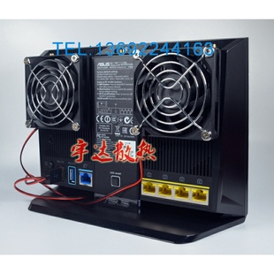 AC15路由器光猫监控机柜散热风扇 AC68U USB风扇 华锁RT EX6200