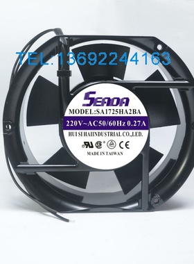 全新台湾SEADA立德 SA1725HA2BA/SA 220V 15050机柜散热风扇0.27A