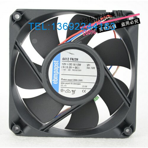 全新原装依必安派特Ebm papst TYP4412FN/2H 12V DC 1A 12W 12025