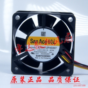 SanAce 60L 9LG0612P4S007 DC12V 0.67A驱动器PWM控制4线散热风扇