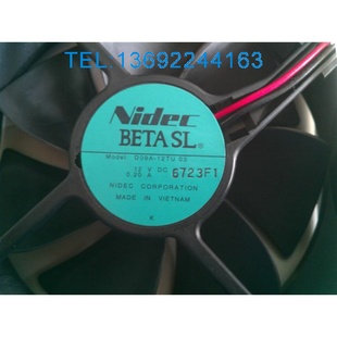 03富士变频器风扇12V 全新原装 12TU D09A 0.2A终身保修 Nidec风扇