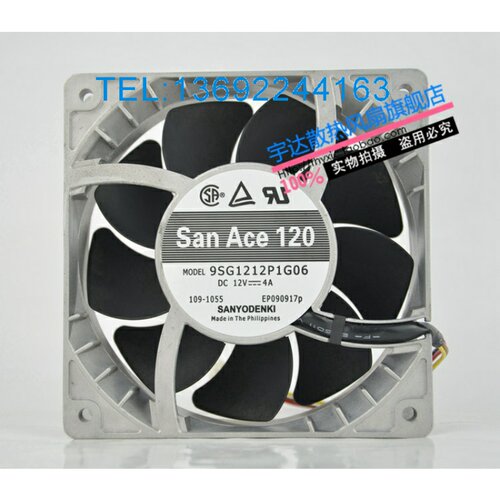 全新原装山洋 9SG1212P1G06 12CM 12038 12V 4A 暴力风扇