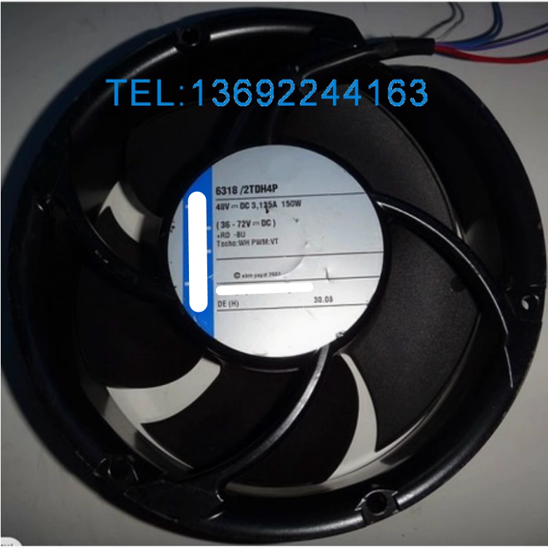 6318/2TDH4P 48V 150W 原装现货德国 四线可调速暴力风扇