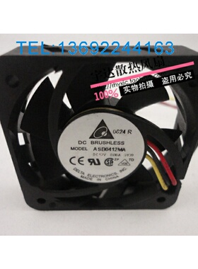原装正品台达 4010 ASB0412MA DC12V 0.12A 三线静音散热风扇