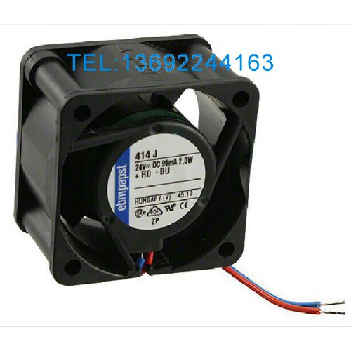 全新原装ebmpapst 风扇 414J 4cm 24V 2.3W papst 变频器轴流风机