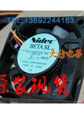 全新原装Nidec D06R-24TH 32B 24V 0.12A 三线变频器散热风扇