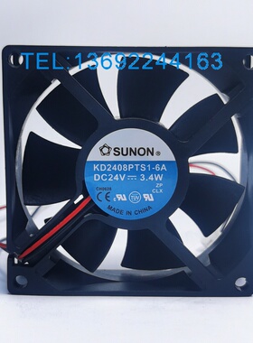 建准KDE/KD/PMD/2408PTB3-6/PTV1/PTS3-6/PTB1-6A A 8025 24V风扇