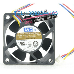 原装奇宏/AVC DATA0625B8H 6025 48V 0.16A 四线PWM调速散热风扇