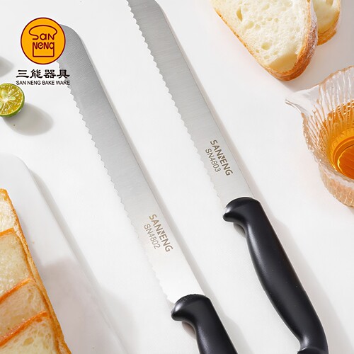 三能不锈钢烘焙面包刀