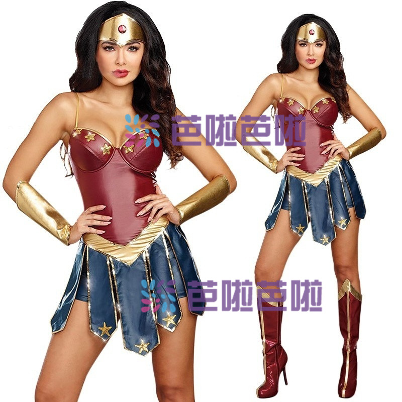 神奇女侠COS服成人战神战衣电影cosplay服装万圣节蜘蛛侠演出服装