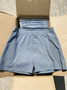 原厂订单高端男士内裤家居短裤哈罗裤一包两件棉质抗静电抗菌