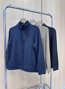 480g德绒加厚加大码秋冬男女情侣半拉链立领上衣保暖长袖打底衫