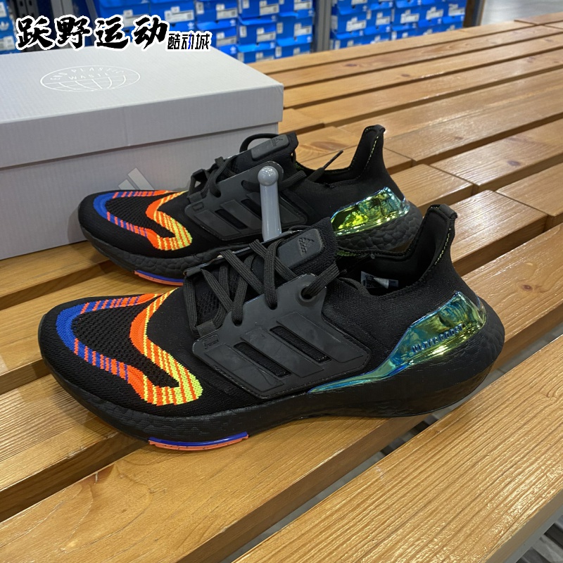 adidas男织物减震运动训练跑步鞋