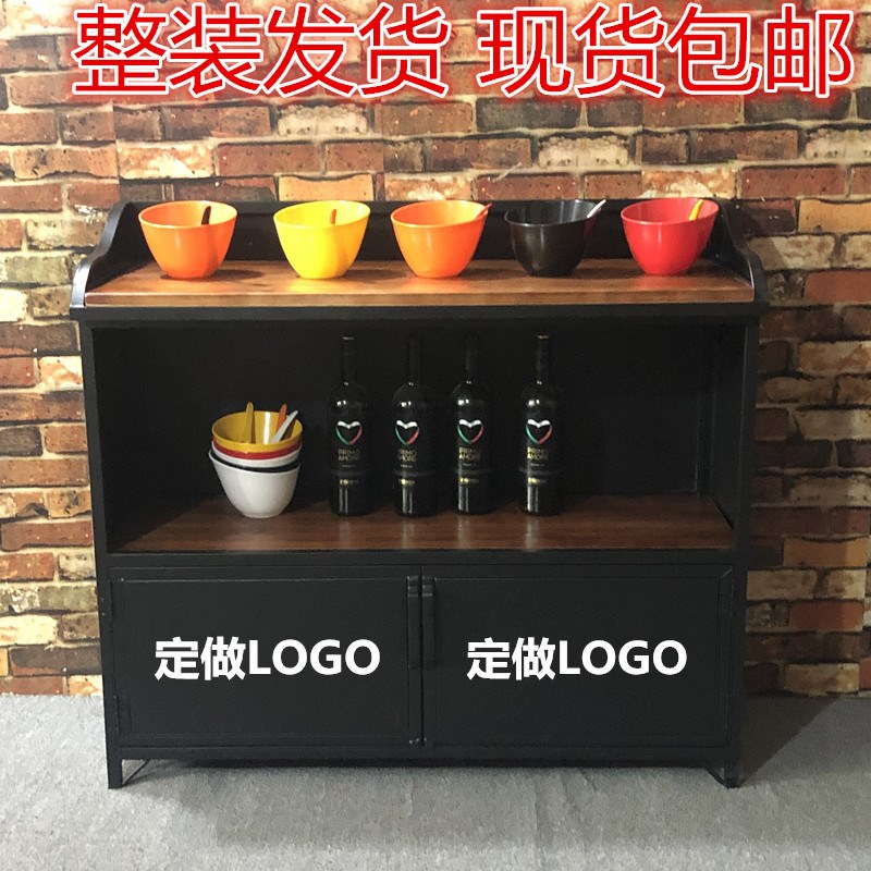 自助串串香火锅店调料台复古餐边柜商用小料调味台酱料餐厅备餐柜|ruв категории коммерческий/офисная мебель, ресторан/выпечка мебель, буфет - от Buy2taobao.com для оказания профессиональной услуги покупки агента Taobao