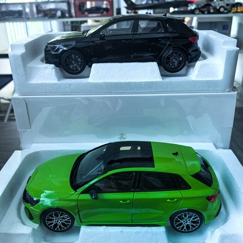 诺威尔NOREV1:18奥迪RS3 2025 A3新款仿真合金汽车模型收藏车摆件