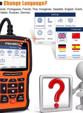 NEW FOXWELL NT510 Elite Diagnostic ABS SRS Airbag SAS EPB ..