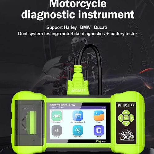 JDiag M300检测仪 支持哈雷杜卡迪BMW智能重型机车诊断仪M400 pro