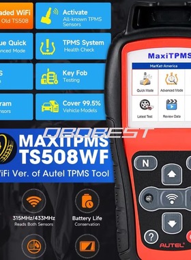跨境Autel MaxiTPMS TS508WF Relearn All Sensors海外全球版英文