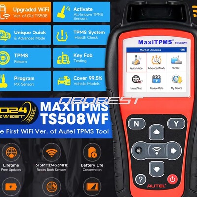 跨境Autel MaxiTPMS TS508WF Relearn All Sensors海外全球版英文