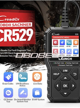 元征LAUNCH X431 Creader /CR529 OBD II CR5001读码卡海外英文版