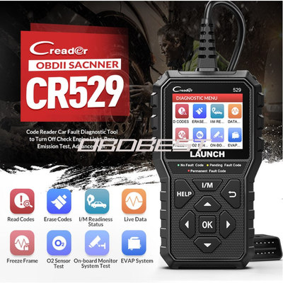 元征LAUNCH X431 Creader /CR529 OBD II CR5001读码卡海外英文版