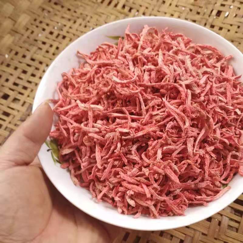 湖南传统特产手工红姜片特干咸甜特色干货及养生干料