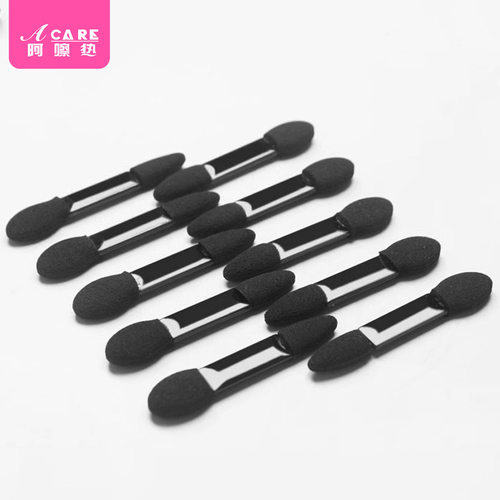 眼影刷/一次性AB1sq801-易上手双头海绵眼影棒迷你小号便携