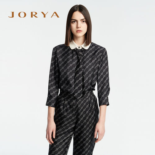 JORYA/卓雅衬衫上衣2021夏季专柜正品N12C0503-3980