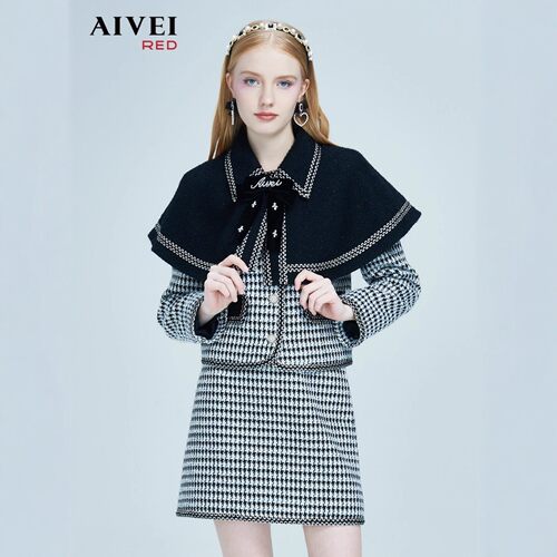 AIVEI/艾薇2022冬季短外套上衣专柜正品P0660082-2380