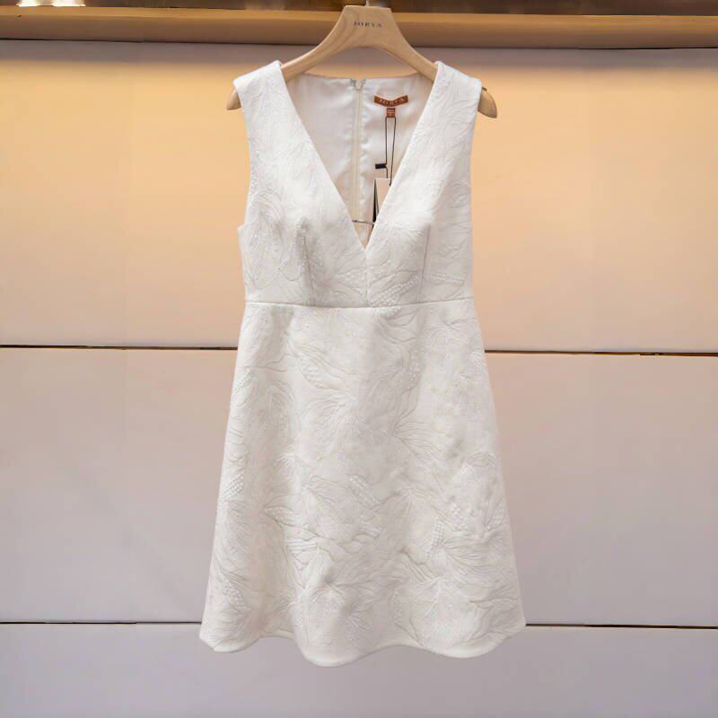 【清仓】JORYA/卓雅高定V领洋装2018秋专柜正品K8400404-8280