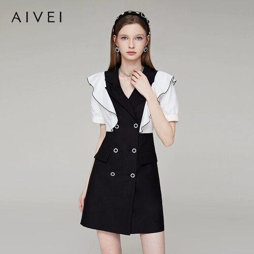 AIVEI/艾薇2023夏季连衣裙专柜正品Q0360167-1780
