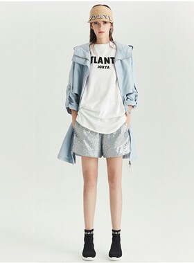 JORYA/卓雅2020春季专柜正品松紧腰短裤针织裤子M1003902-2980