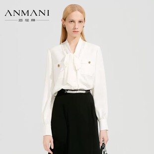 ANMANI恩曼琳长袖衬衫上衣2022秋季专柜正品O341107A-3480
