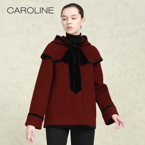 CAROLINE卡洛琳毛呢外套上衣2020冬季专柜正品M66C2501-4980