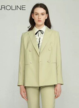 CAROLINE/卡洛琳西装外套2021春季专柜正品N60B1301-1-2780