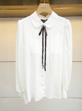 AIVEI/艾薇桑蚕丝衬衫上衣2022秋季专柜正品C754402A-1880