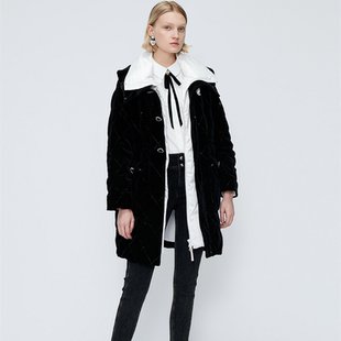 CAROLINE/卡洛琳针织羽绒服外套2022冬季专柜O664101A-5980